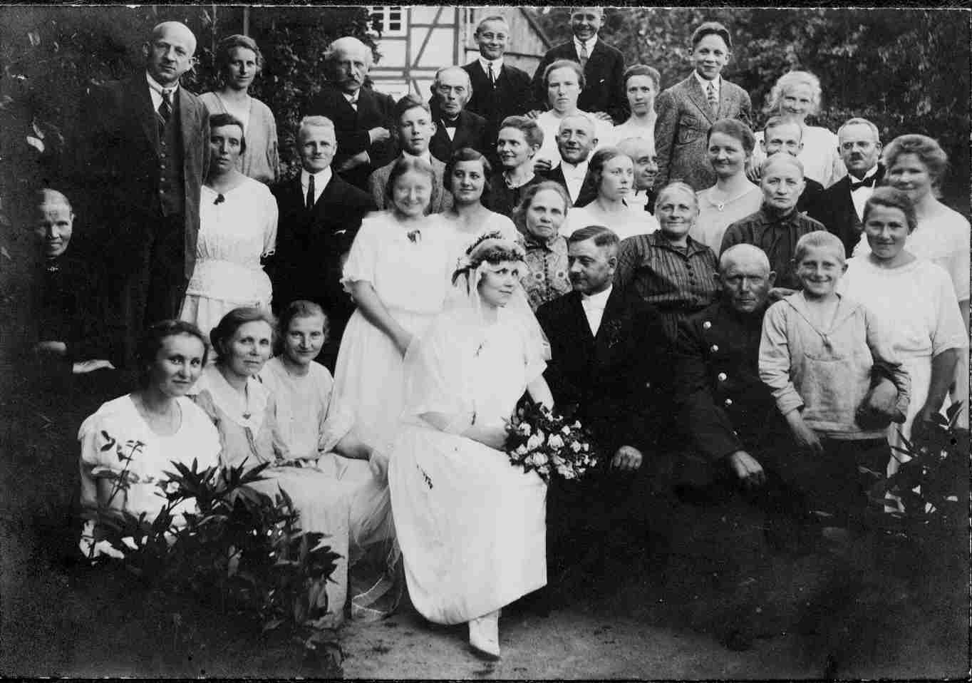 Hochzeit von Fritz Sck und Berta Stork