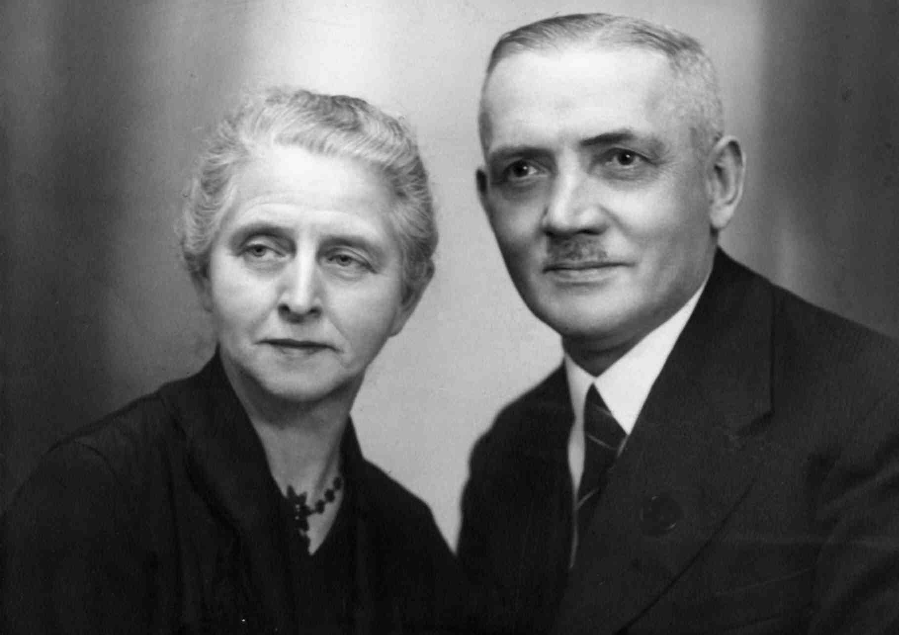 August Schnadt mit Ehefrau Auguste geb. Höttler